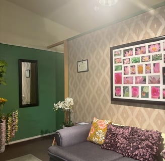 Welcoming reception area of Ashburton Thai Massage & Spa with friendly staff ready to assist clients