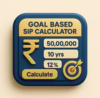 GOAL BASED SIP CALCULATOR