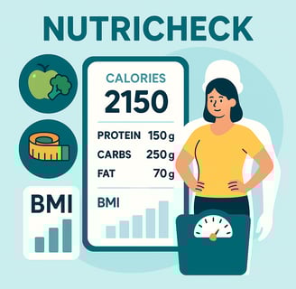 ilustrasi pemeriksaan nutrisi dengan nutricheck