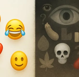 Emojis comuns e misteriosos