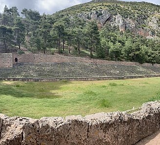 Sports stadium Delphi Greece