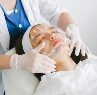 facial application