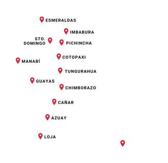 Mapa de servicios PRECVALU Quito Pichincha Guayaquil Guayas Samborondon Daule Cuenca Azuay  Ambato Tungurahua Galapagos Manta