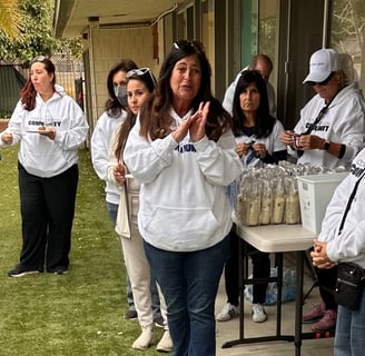 Connecting A Caring Community volunteers help LA wildfire victims