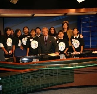 LACER After School Program visits NBCLA studios