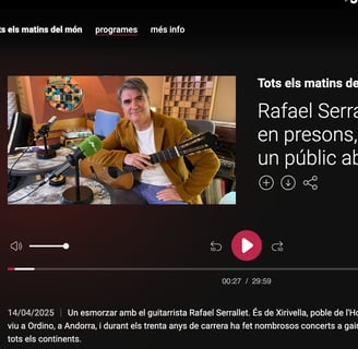 Portada del programa Tots els Matins del món de Catalunya Música - Catalunya Radio