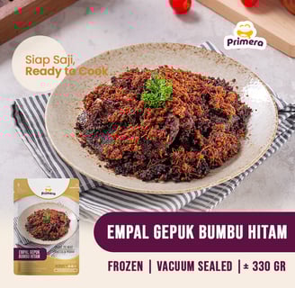 Primera Empal Gepuk Bumbu Hitam Frozen Halal | Makanan Saji