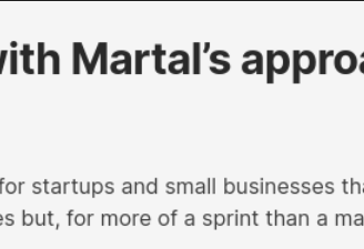 Screenshot from the article, "Martal Group for lead generation? What high volume really means"