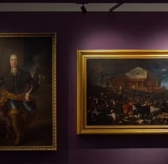 a man in a suit and a woman in a suit and a man in a