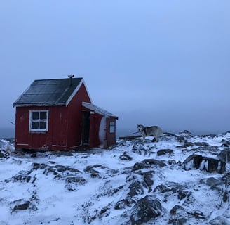 Phare a la pointe de lyngen Alps 