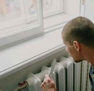 Plumber fitting radiator