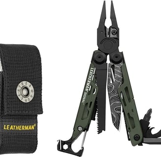 Forest green Leatherman Knife