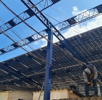 estrutura solar em leme sp truck sao joao
