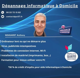 depannage a domicile informatique flyer