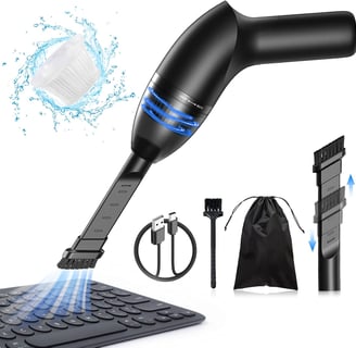 Mini portable home vacuum cleaner – compact, cordless, and perfect for quick cleanups.