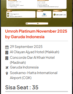 Berangkat Umroh dulu, bayarnya saat tiba di Jakarta