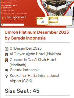 Berangkat Umroh dulu, bayarnya saat tiba di Jakarta