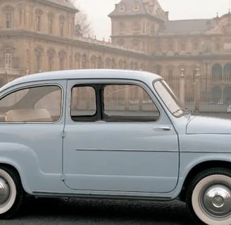 Fiat Fitito de color celeste