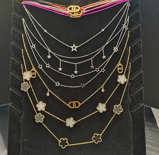 Nouvelle collection collier en acier inoxydable