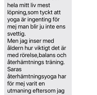 Återhämtningsyoga recension