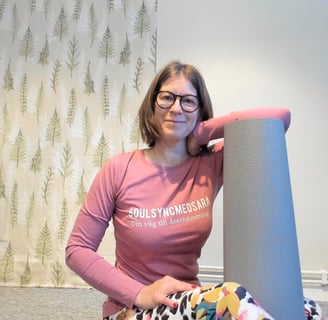 Lärare i återhämtningsyoga Sara Edfast