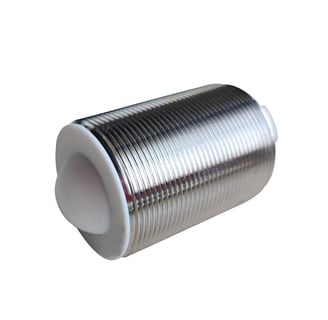 a tin can of tin canisters with a white background