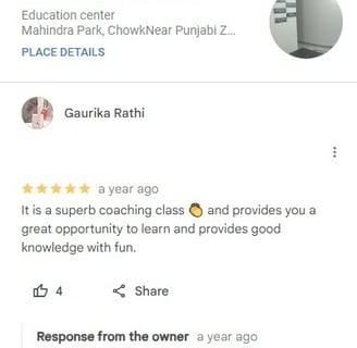 EBAM Coaching Classes - Student