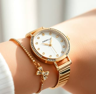 Memadukan Jam Tangan Wanita dengan Gelang