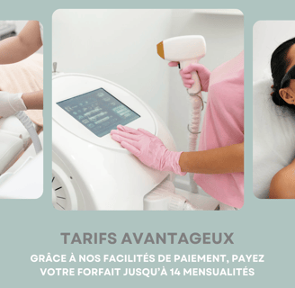 tarifs avantageux épilation laser