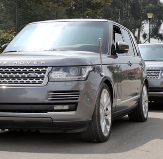 Range Rover armored cars