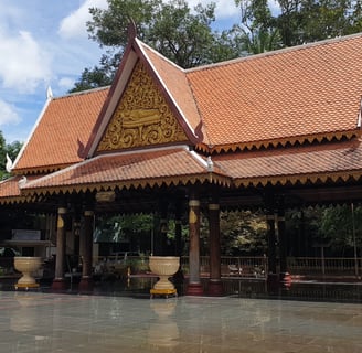 Pagoda at Wat Damnak, Siem Reap.