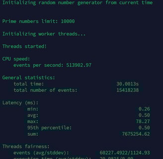 amd epyc 9754 256 threads sysbench