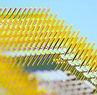 close up cpu chip