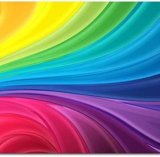 Rainbow colours