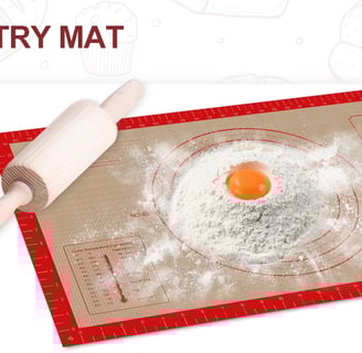 Useful silicone baking mat