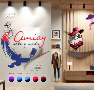 represents the evolution and growth of the online store