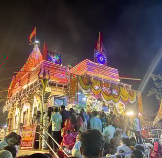 Harsiddhi Temple during Navratri