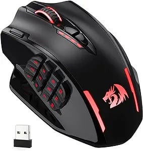 16000 DPI Wired/Wireless RGB Gamer Mouse with 16 Programmable Buttons