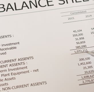 bookkeeping balance sheet financial planning