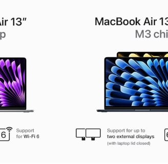 two apple macbook