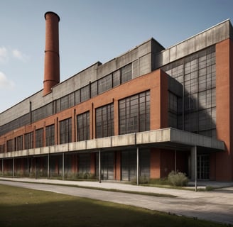 Site industriel, bureau et fabrication