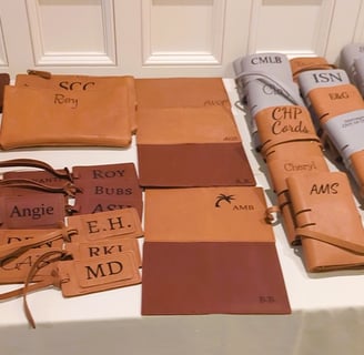 Personalized Leather Products Live Personalization Event