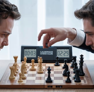 échecs et pendule, le temps passe vite