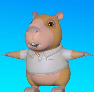 mascote 3d e personagem 3d