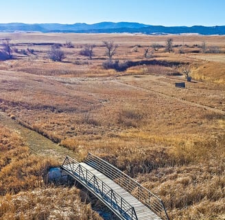 Bridge on 200 acre ranch Raz Hideaway Ranch Sturgis South Dakota Black Hills