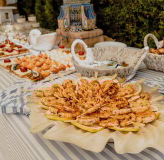 Buffets artesanales para eventos en Málaga. Sabores cuidados, presentación impecable y calidad
