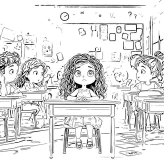 coloriage lili en classe de maissanahbooks