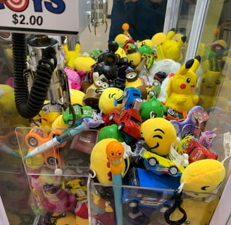 more toys in crane machine