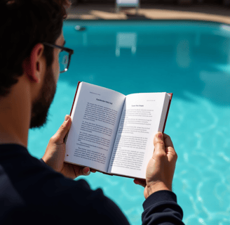 PADI diving eBook preview near pool #ScubaGuide #DiveeBook #PADIresource