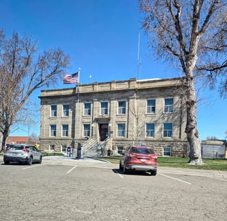 Elmore County Courthouse located in Mountain Home Idaho.